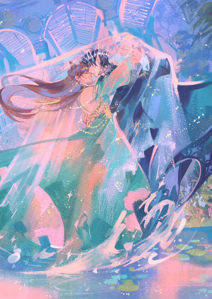 Enchanted, 22x34 cm (gouache on paper)