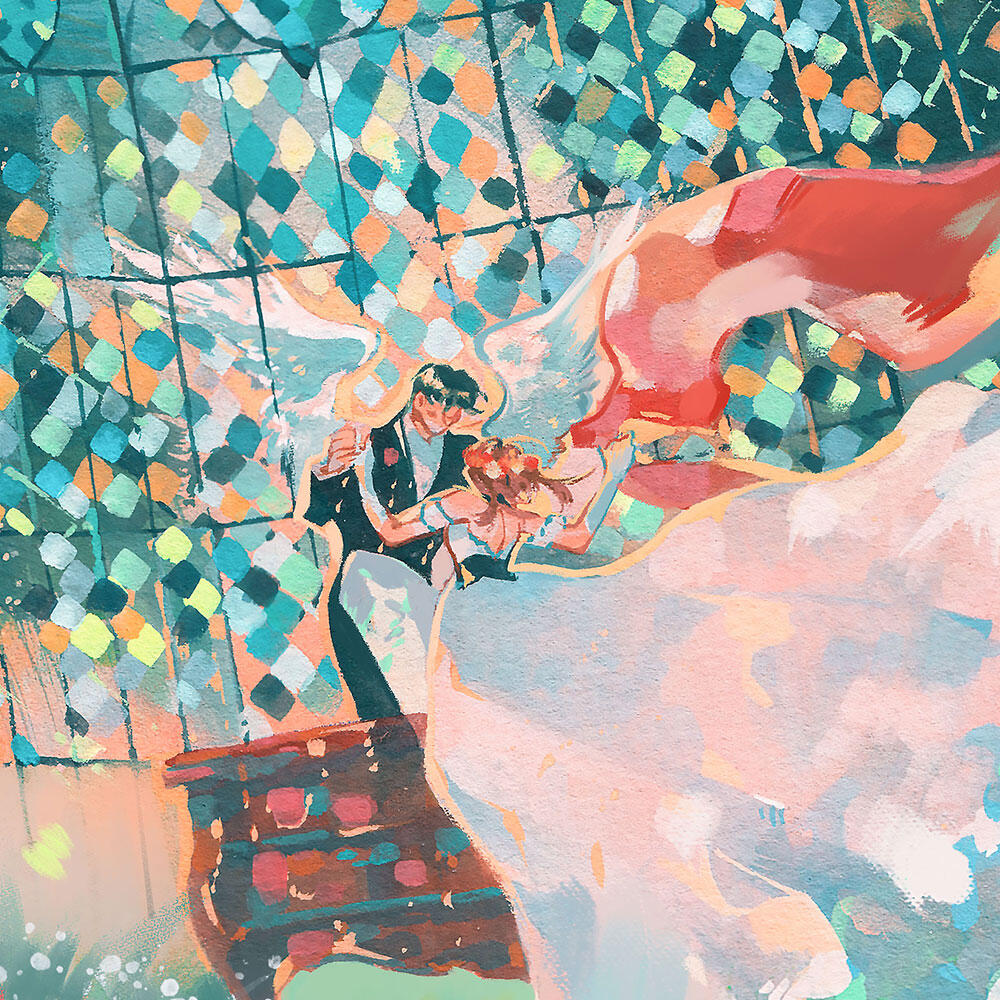 Unveil me, 21x30 cm (gouache on paper)